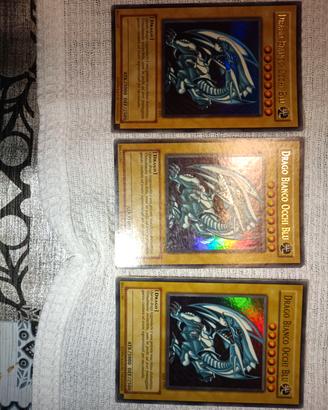 X3 draghi bianchi occhi blu originali 2 edizione 