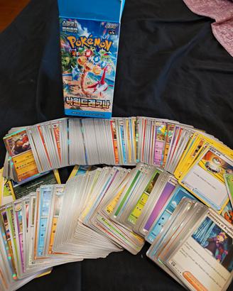 lotto 250 carte Pokemon miste in varie lingue 