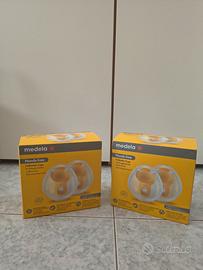 2x set coppe raccoglilatte Medela Hands-free nuovi