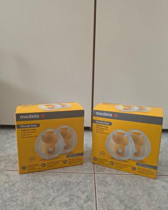 2x set coppe raccoglilatte Medela Hands-free nuovi