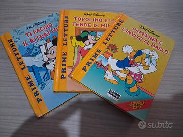 set tre libri Walt Disney