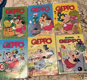 Geppo n. 6 giornalini fumetti lotto