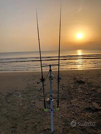 Canne da pesca + mulinelli