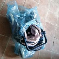 carrozzina Corolle blu e rosa