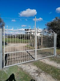 cancello in ferro apertura 4 metri 