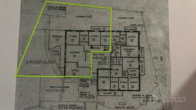 Appartamento signorile con parcheggi e giardino