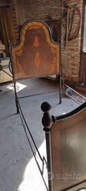 Letto in ferro dell'800
