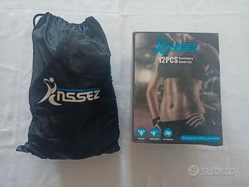set 5 cavi elastici fitness