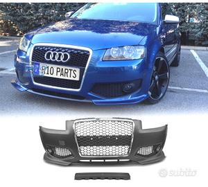 PARAURTI ANTERIORE AUDI A3 8P 04-08 LOOK RS3 CROMA