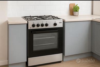 Cucina a gas inox BEKO 50X50
