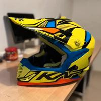 Casco adulto motocross enduro offroad kappa tg.xs