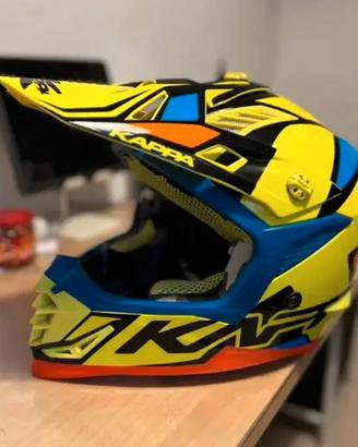 Casco adulto motocross enduro offroad kappa tg.xs