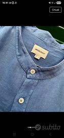 camicia 100% lino Woolrich nuova unisex