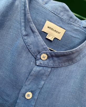 camicia 100% lino Woolrich nuova unisex