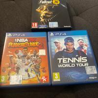 Fallout 76, NBA Playgrounds 2, Tennis World Tour
