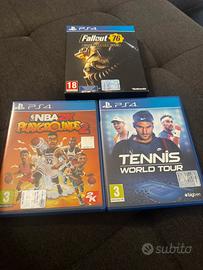 Fallout 76, NBA Playgrounds 2, Tennis World Tour