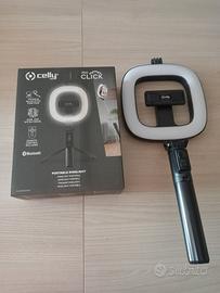 treppiede smartphone luce di riempimento 