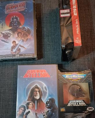 VHS Lotto Star Wars con gadget 