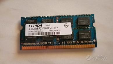 ELPIDA 4GB DDR3 sodimm 