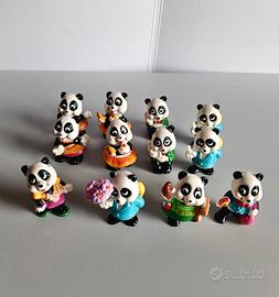 Personaggi Kinder vintage Panda party 1994 Ferrero