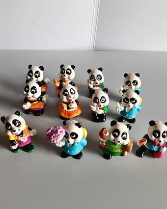 Personaggi Kinder vintage Panda party 1994 Ferrero