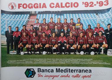 Poster Foggia calcio anno 92/93