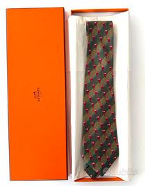 Hermès Cravatta Tie Krawatte Tucano  Eccellente