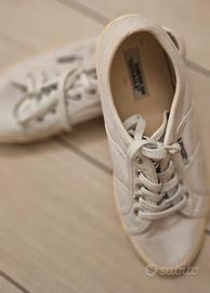 Sneakers in Tela Bianche American Eagle
