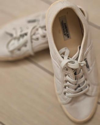 Sneakers in Tela Bianche American Eagle