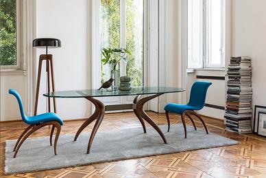 Tavolo in cristallo marca Porada