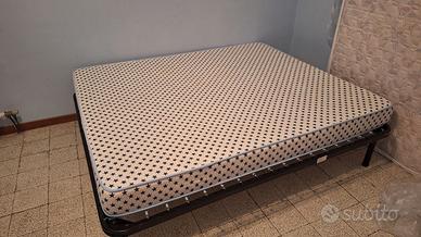 Letto matrimoniale 160x200 rete + materasso