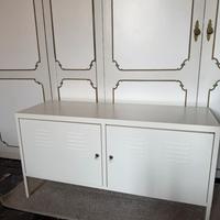 Tavolino in metallo bianco IKEA PS 119x63 Bologna