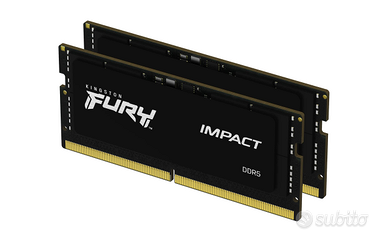 64GB RAM DDR5 5600MHz Kingston FURY Impact 32x2