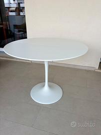 Tavolo Tulip rotondo diametro 100 allungabile