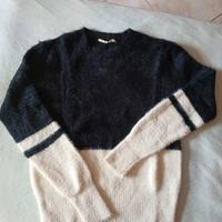 maglione bicolore