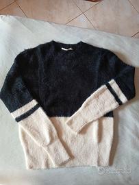 maglione bicolore