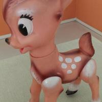BAMBI LEDRA PLASTIC DISNEY pupazzo di gomma