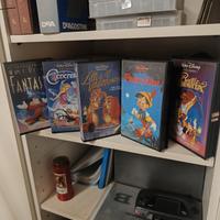 5 capolavori Disney in VHS 