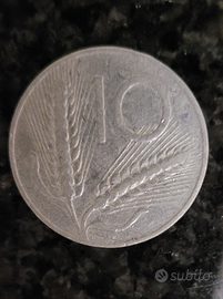 Rara 10 lire del 1952 per collezionismo