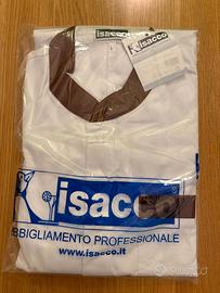 CAMICE UOMO TAGLIA L CON BORDI BORDEAUX