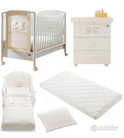 PALI maison bebè:lettino+comò +vasca+fasciatoi