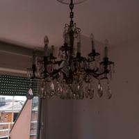 Lampadario a gocce anni 50 
