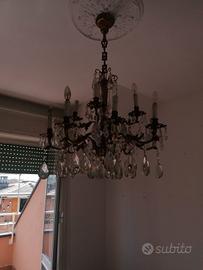 Lampadario a gocce anni 50 