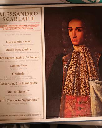 Box Cofanetto Alessandro Scarlatti 2 Lp e 1 Libro