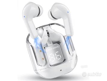 Cuffie Bluetooth 5.4 wireless trasparenti