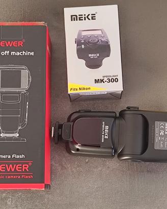 3 Flash Nikon Neewer NW-565EX, Meike MK950, MR-300