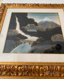 Quadro paesaggio giapponese