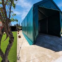 CAPANNO 8 X3.5M rimessaggio deposito PVC COMPLETO