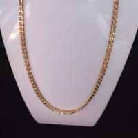 Collana girocollo unisex in argento 925 plac.oro