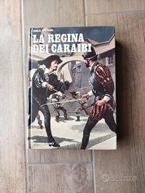 Libro "La regina dei Caraibi", Salgari, ed.1974